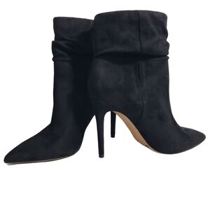 Jessica Simpson Lerona Pointed-Toe Supreme Micro suede Dress Booties Sz 8M